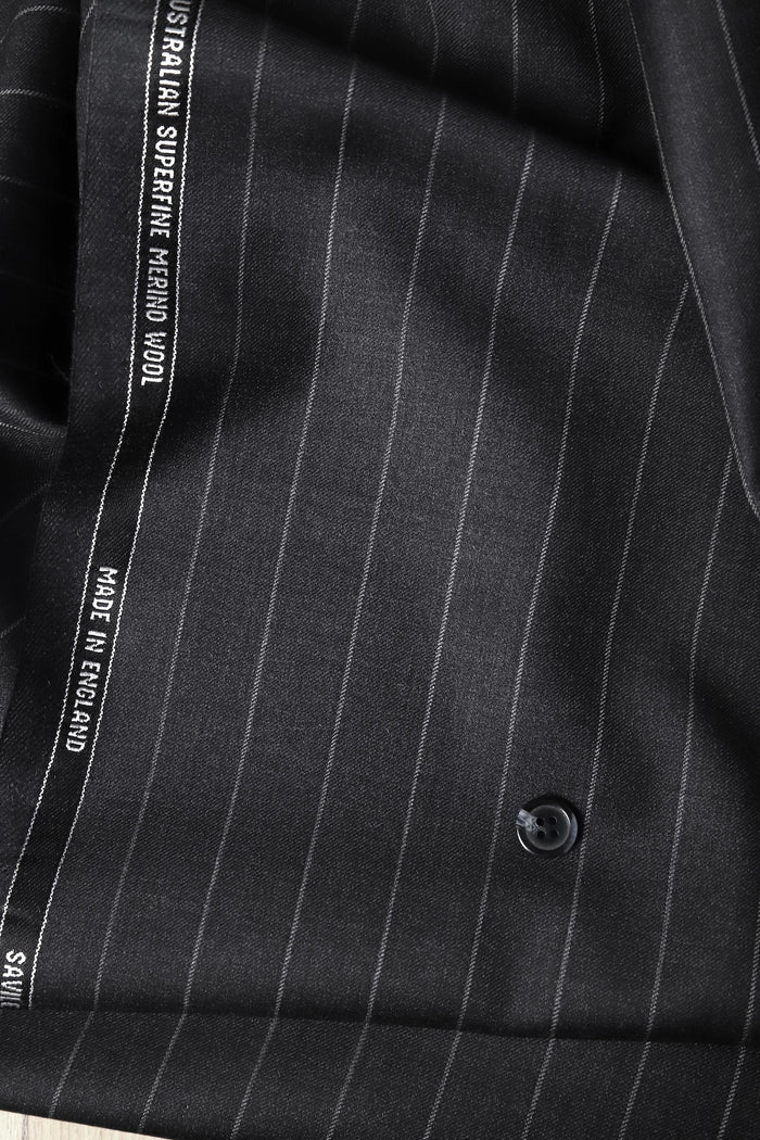 Pinstripe wool
