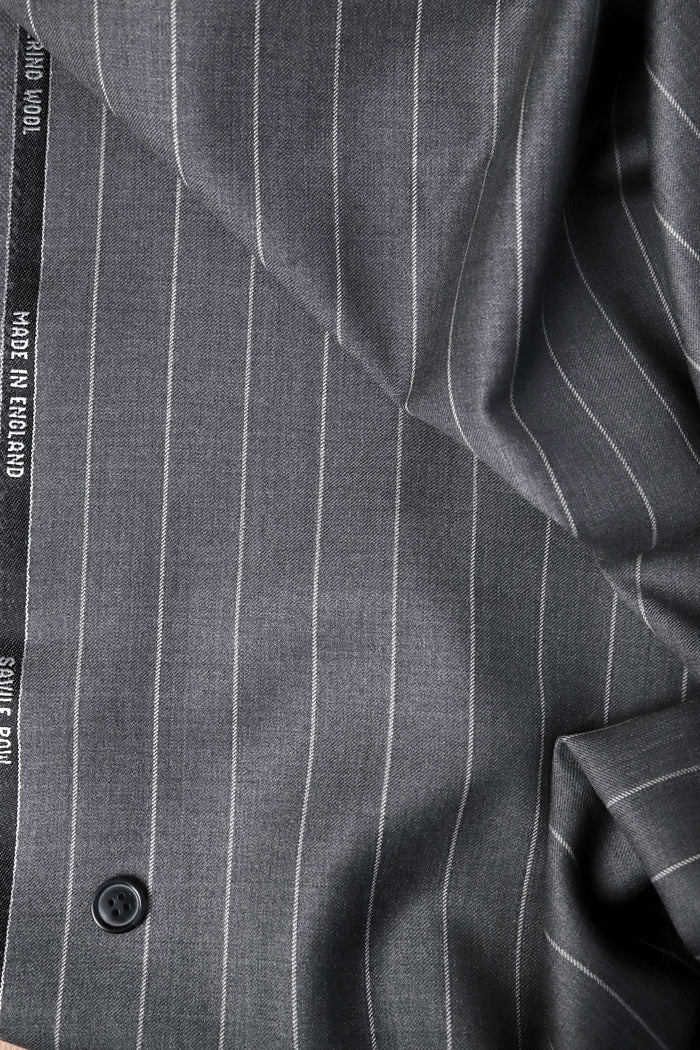 Pinstripe wool
