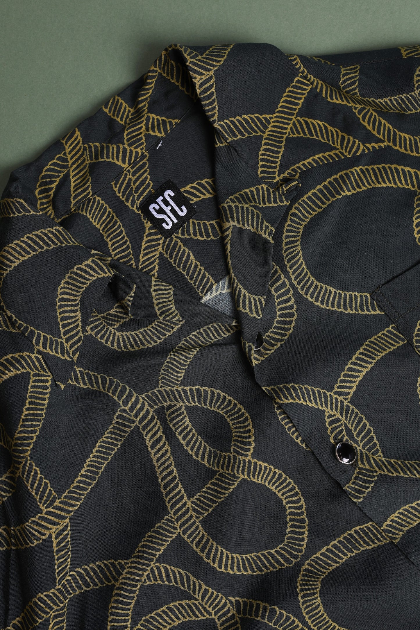 Rope Shirt Black - XL