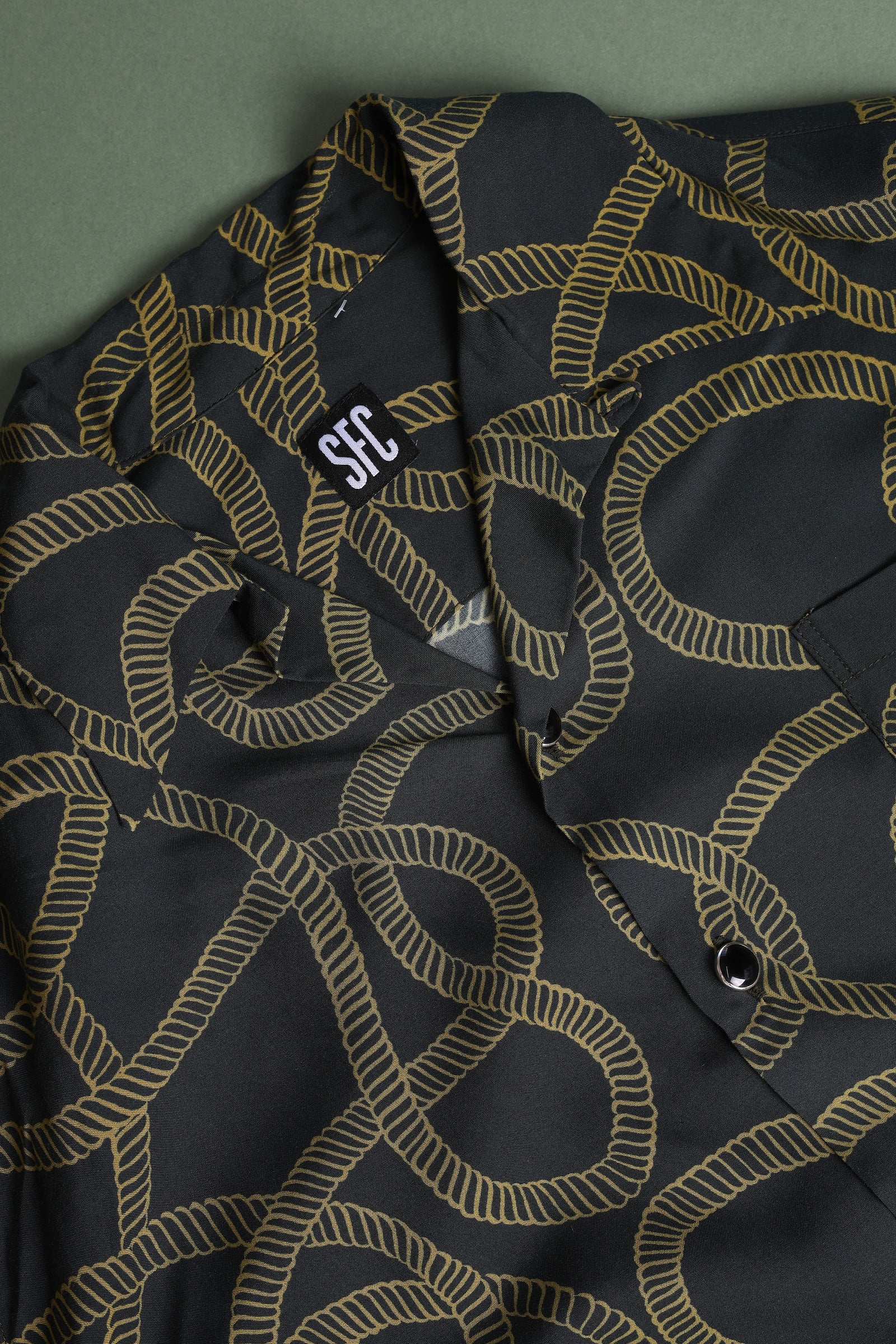 Rope Shirt Black - XL