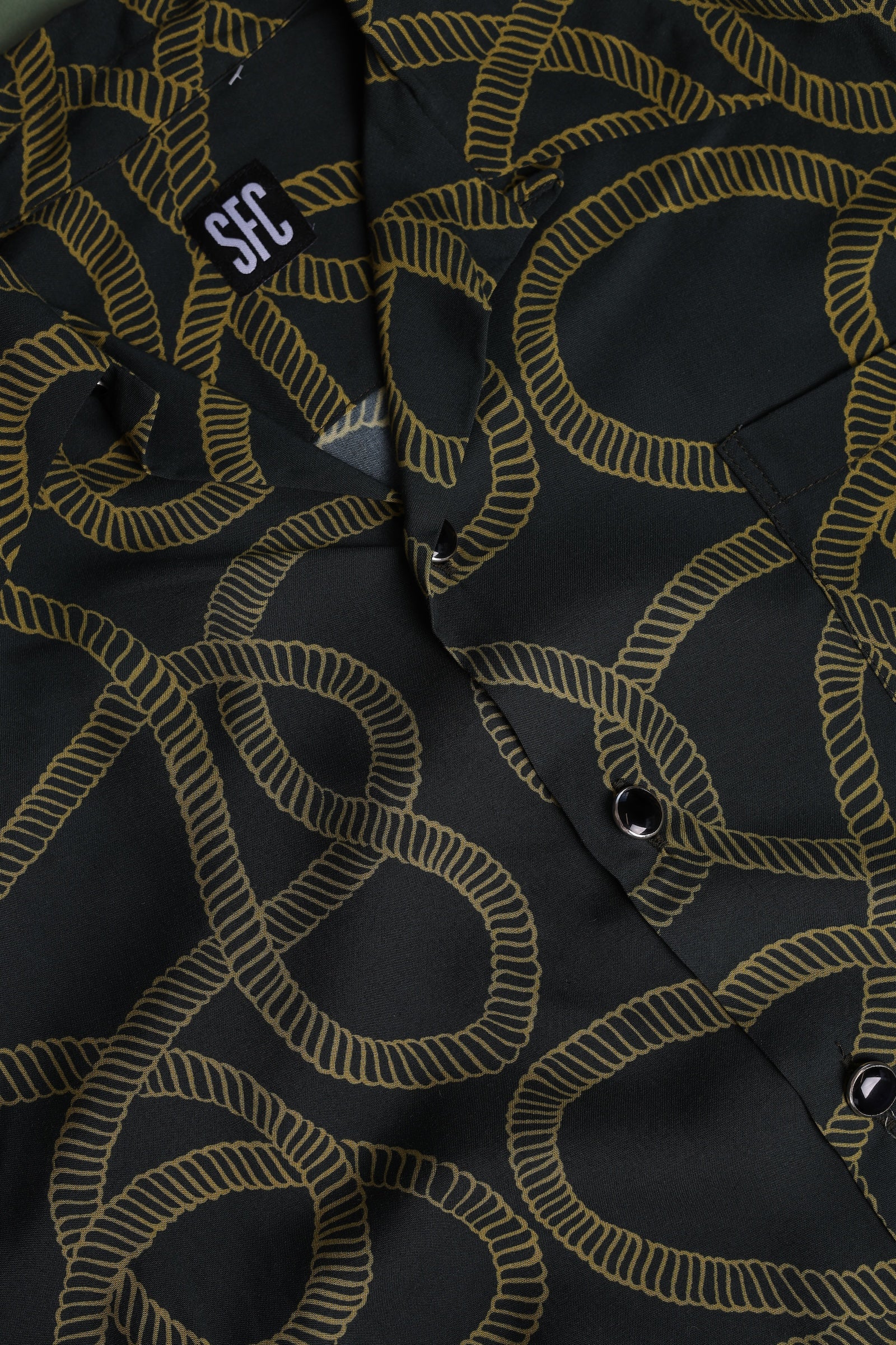Rope Shirt Black - XL