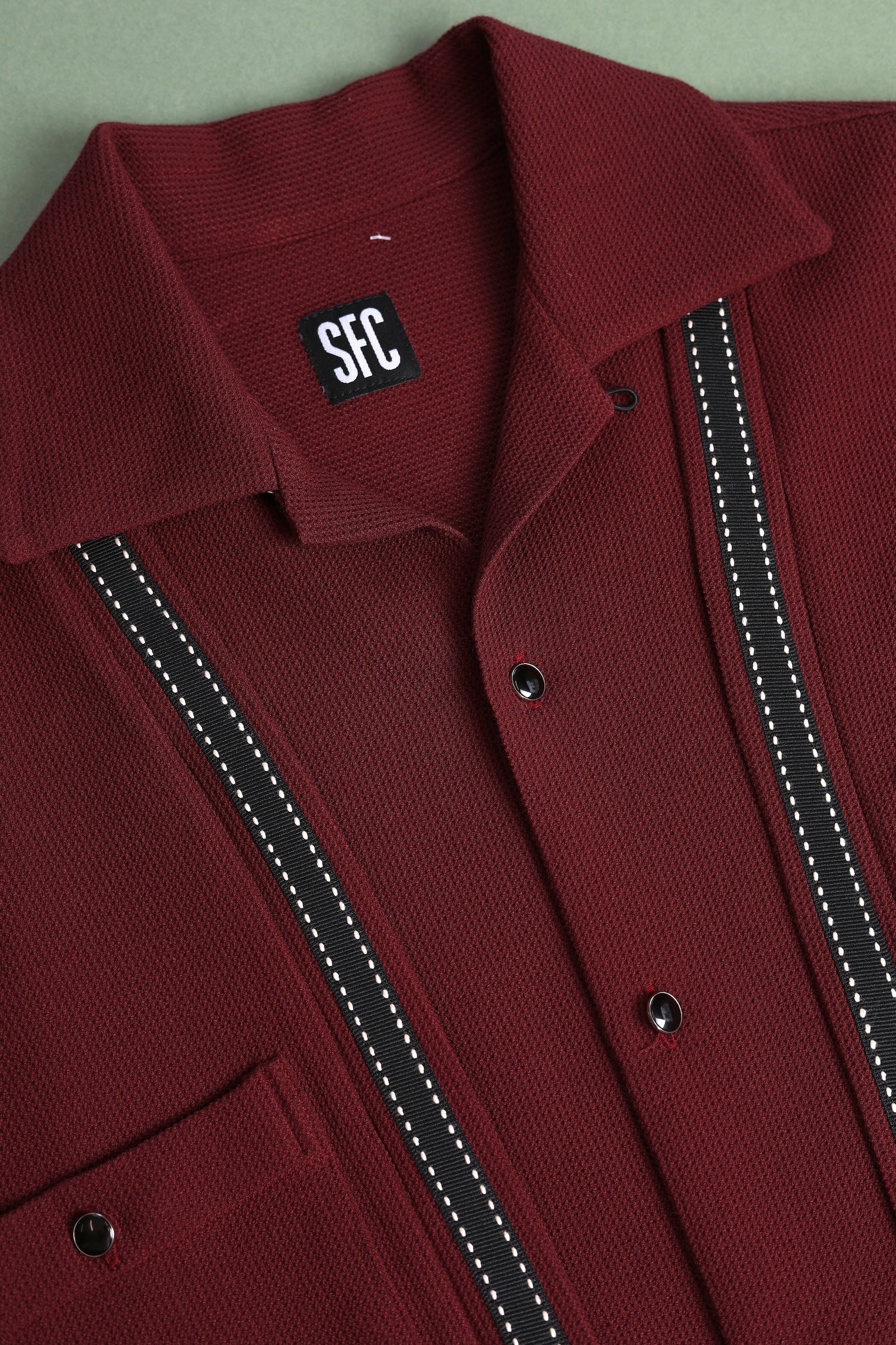 Band Shirt Burgundy - S