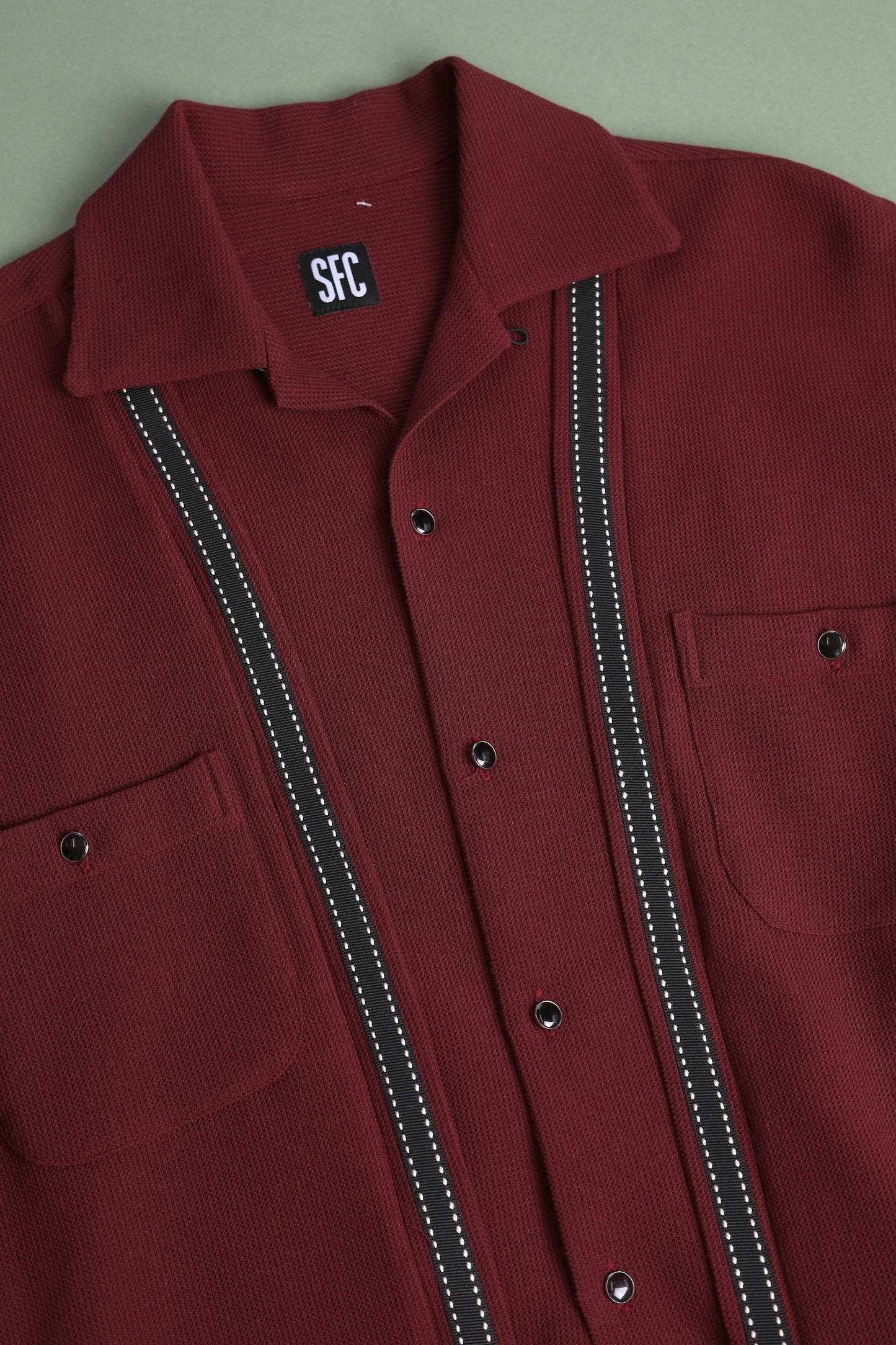 Band Shirt Burgundy - S