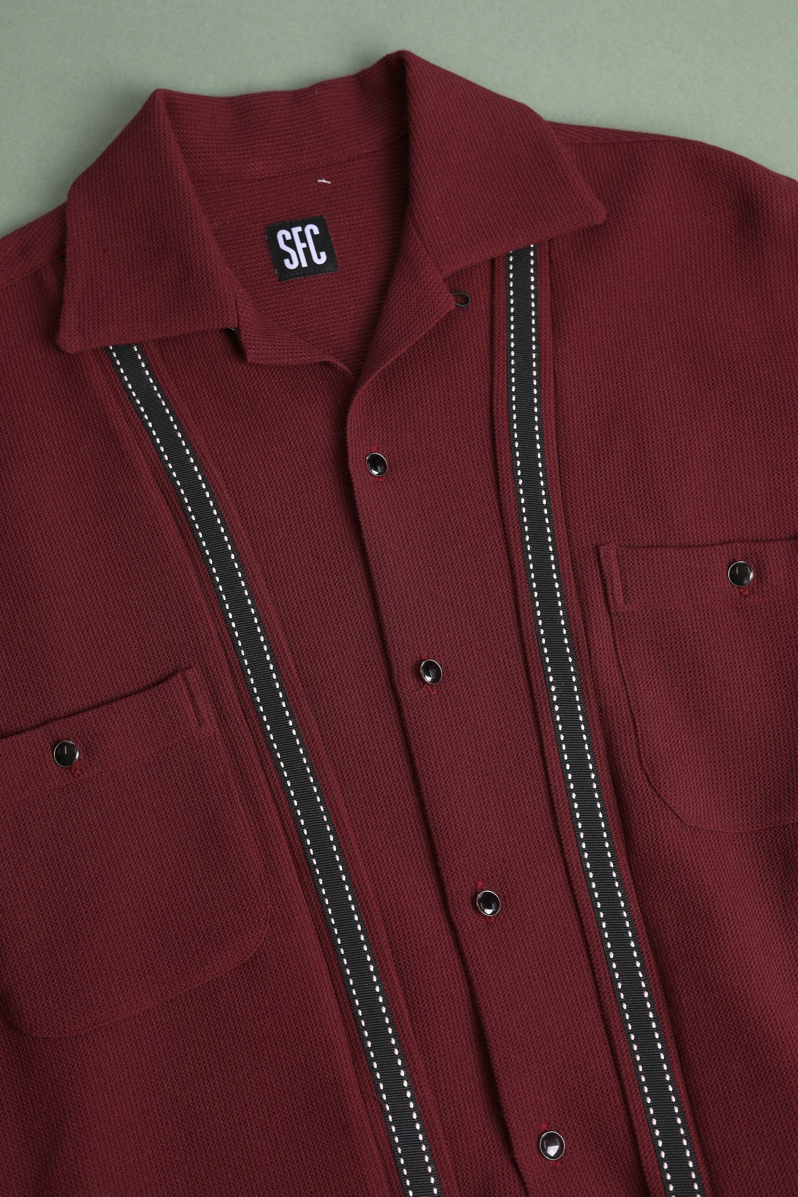 Band Shirt Burgundy - S