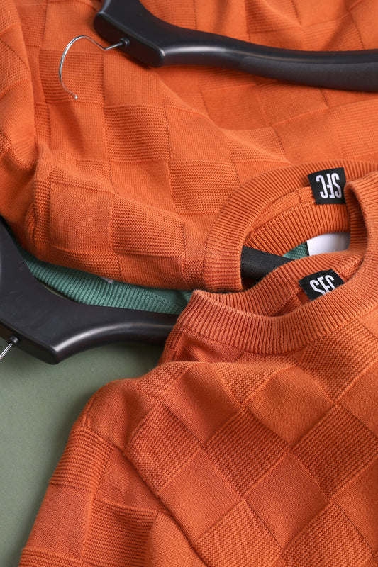 Chet Knit Burnt Orange (1) - XXL