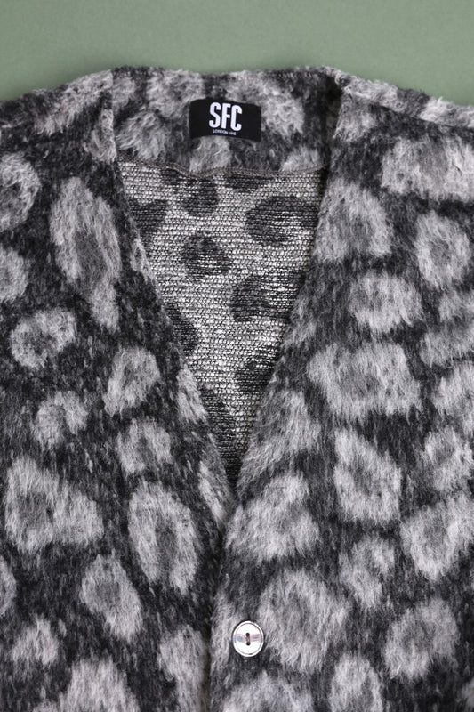 Leopard Cardigan - L / XL