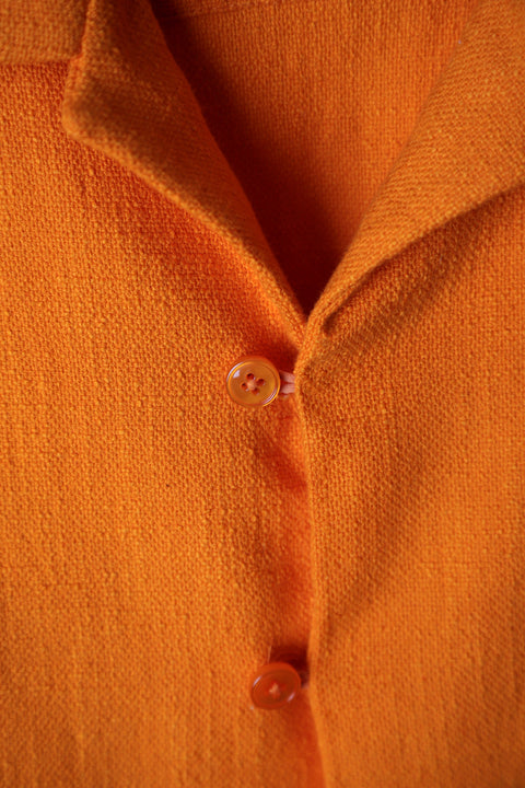 Tangerine textured loop pocket shirt