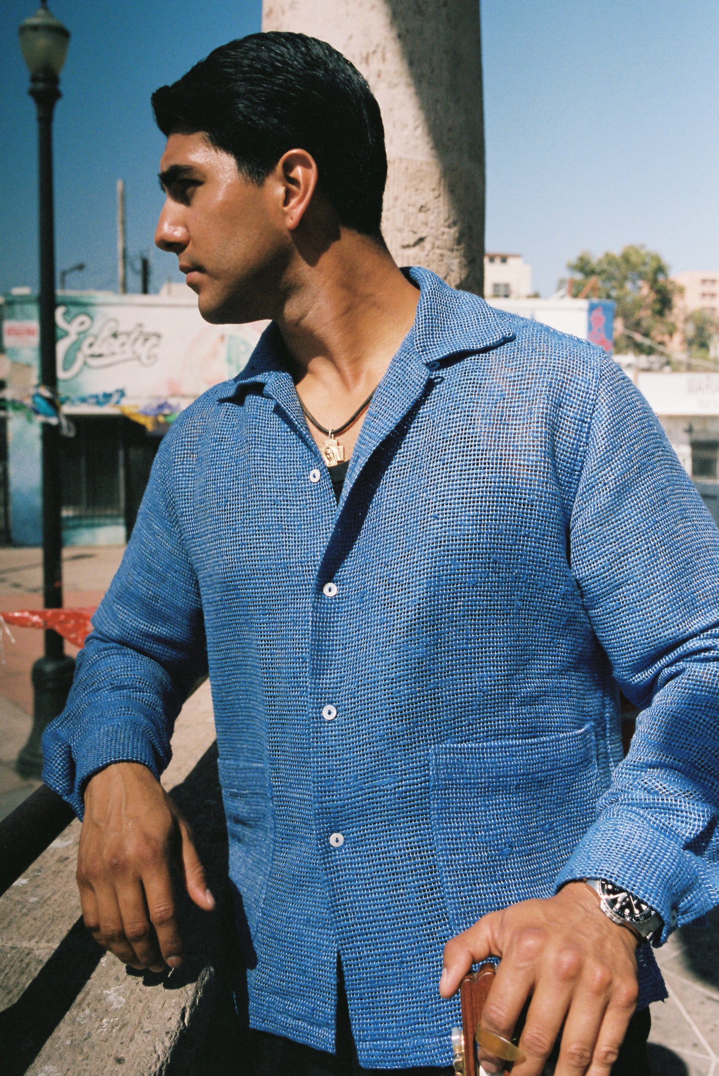 Laddered pocket shirt