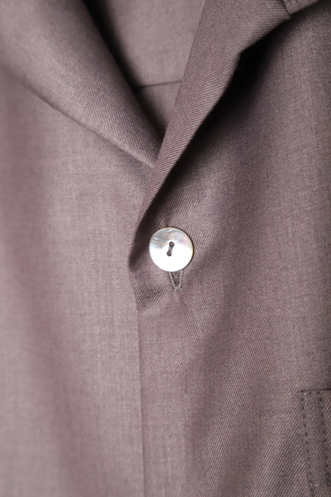 Muted lavender big pocket shirt overshirt