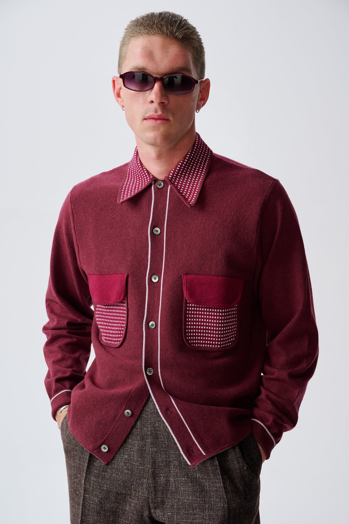 Alpha knit shirt