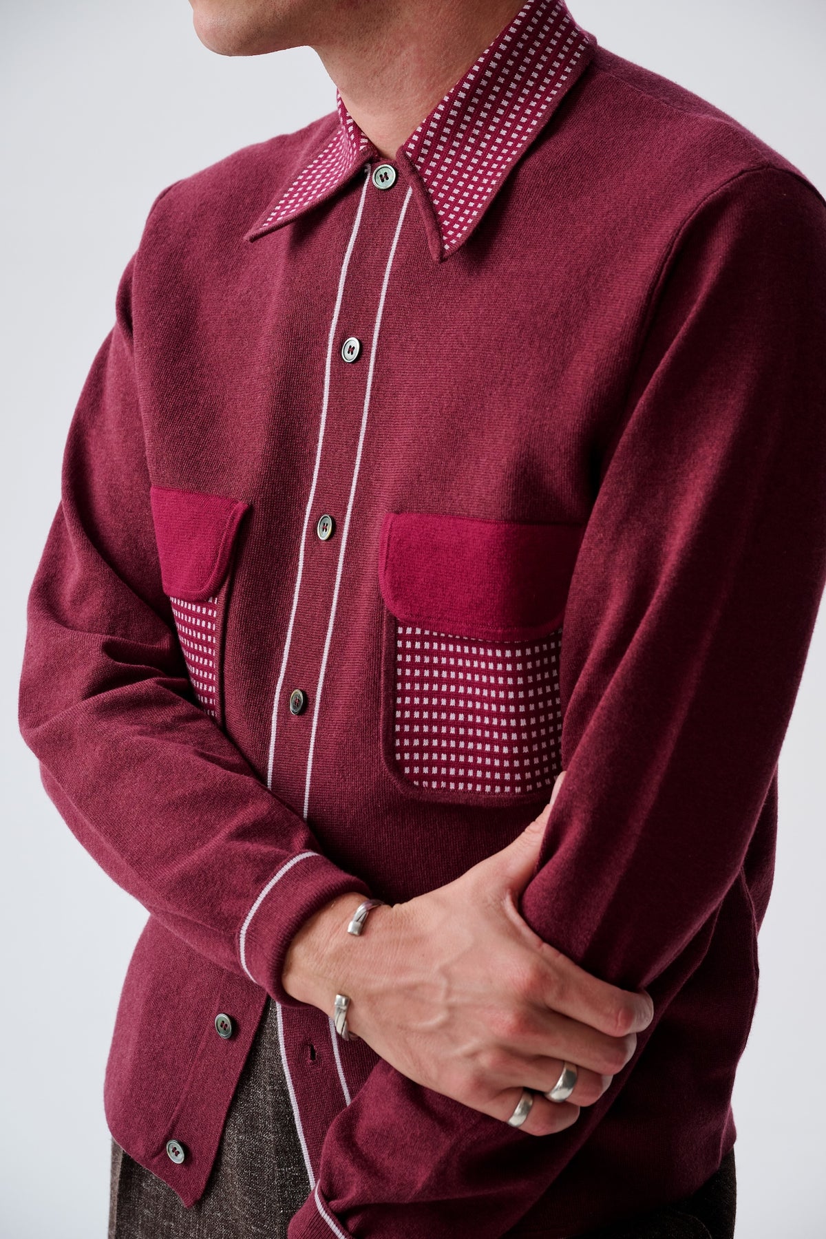 Alpha knit shirt