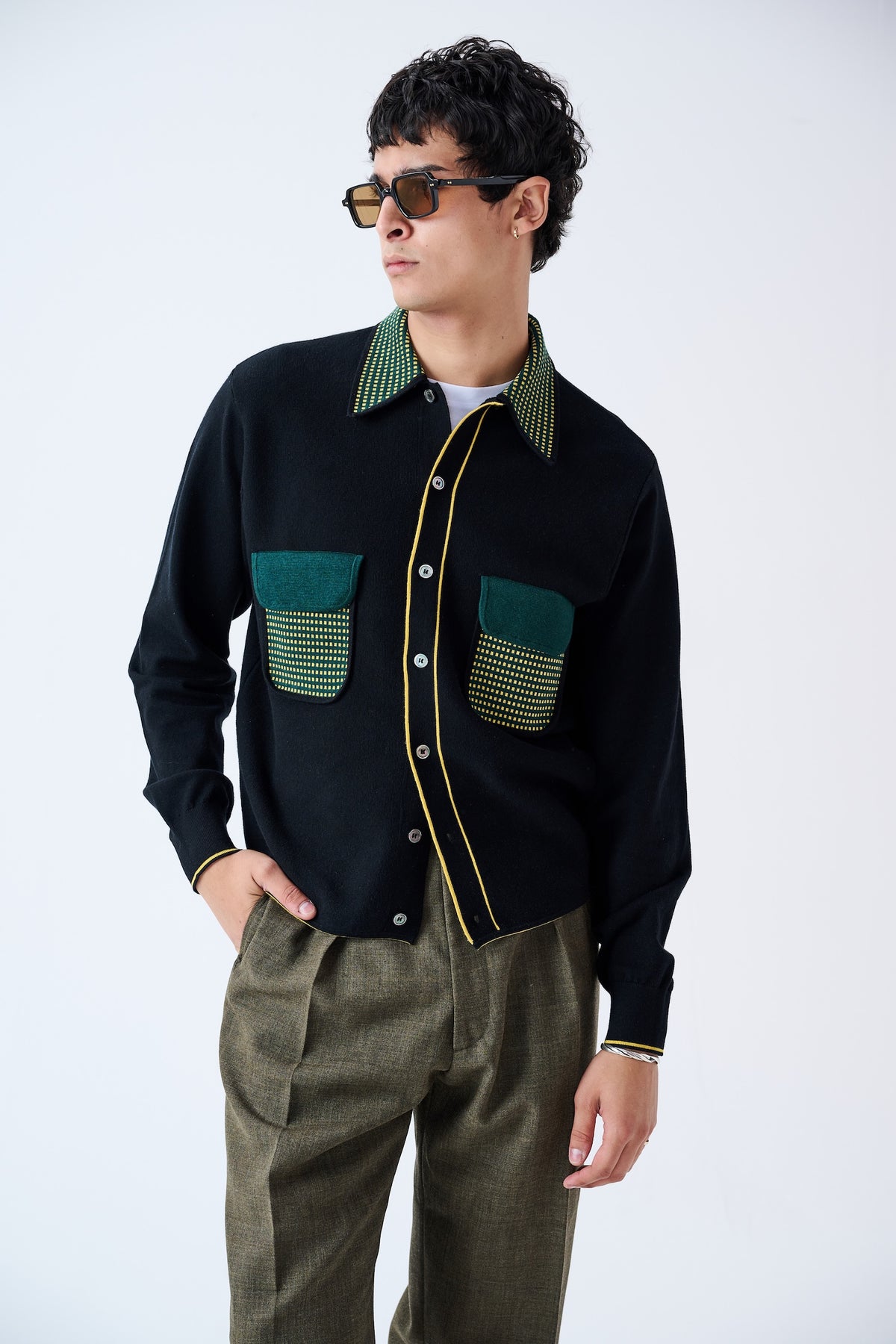 Alpha knit shirt