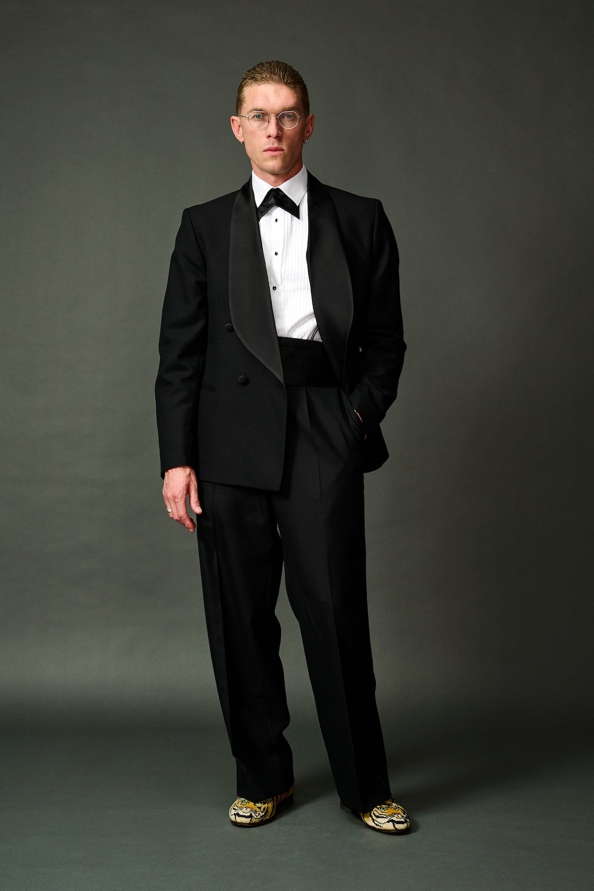 Bogart black tie tuxedo suit