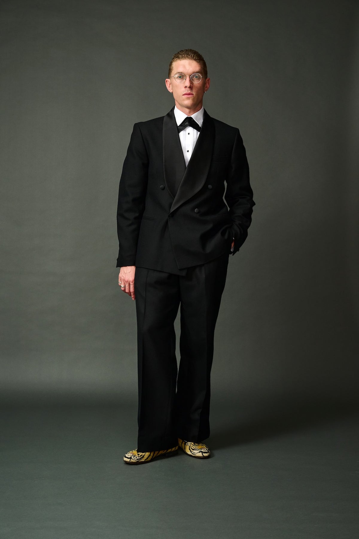 Bogart black tie tuxedo suit