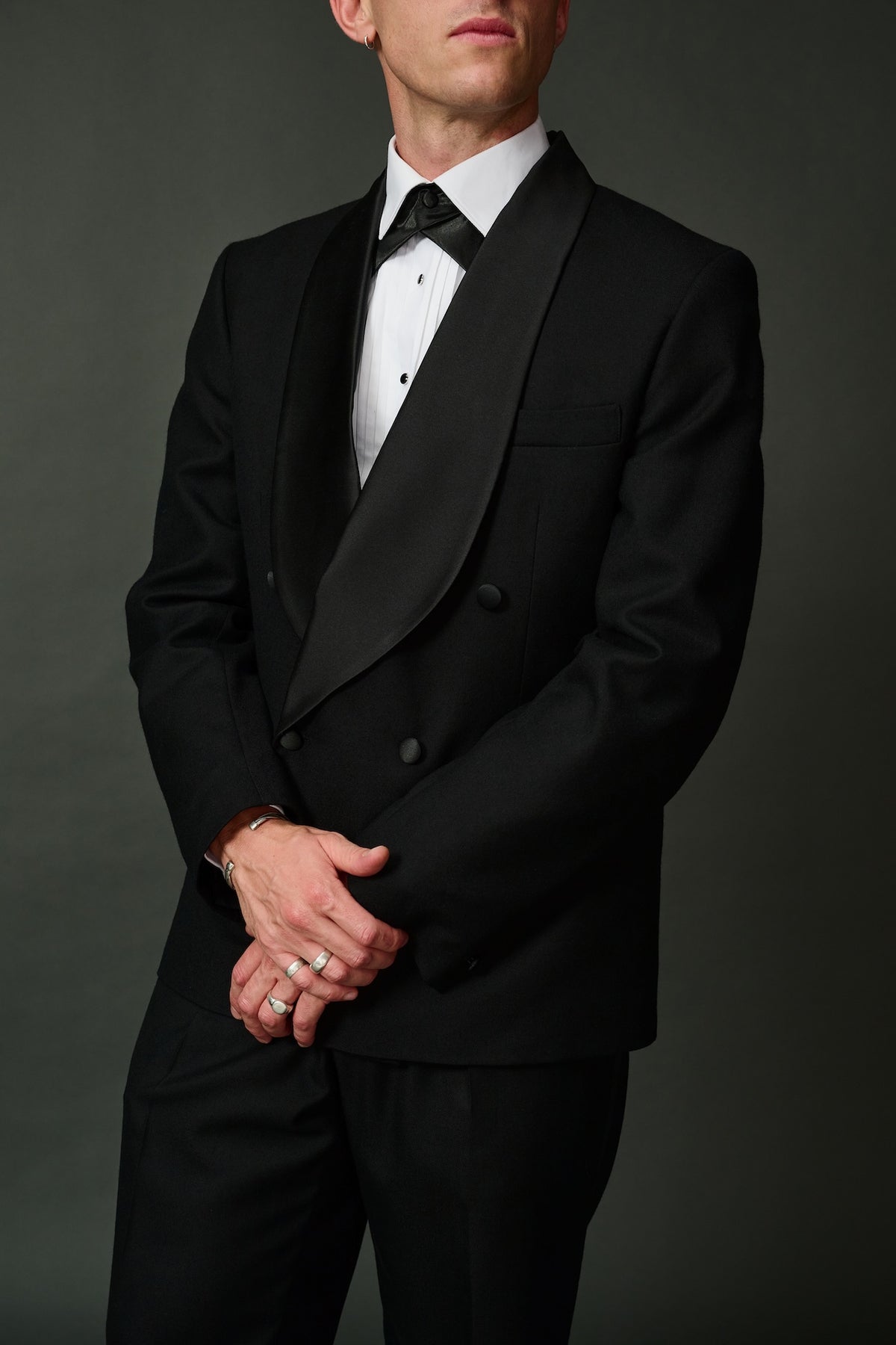 Bogart black tie tuxedo suit