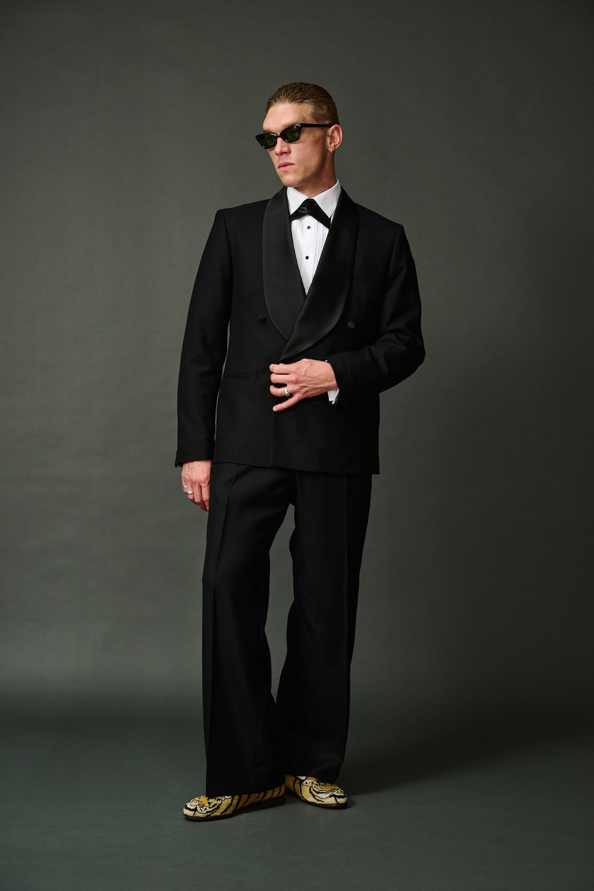 Bogart black tie tuxedo suit