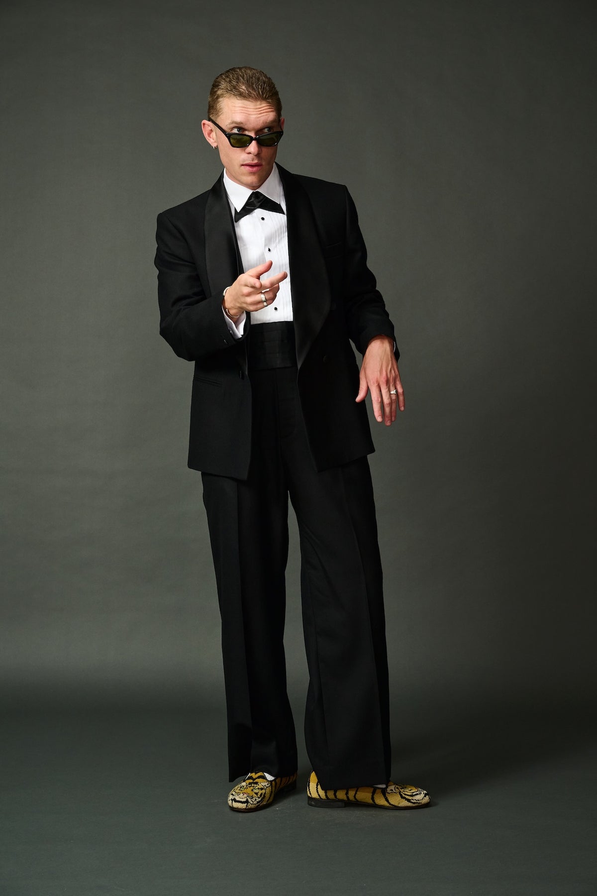 Bogart black tie tuxedo suit