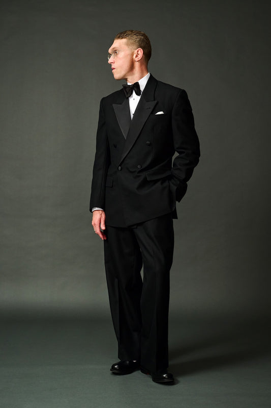 Giorgio black tie tuxedo suit
