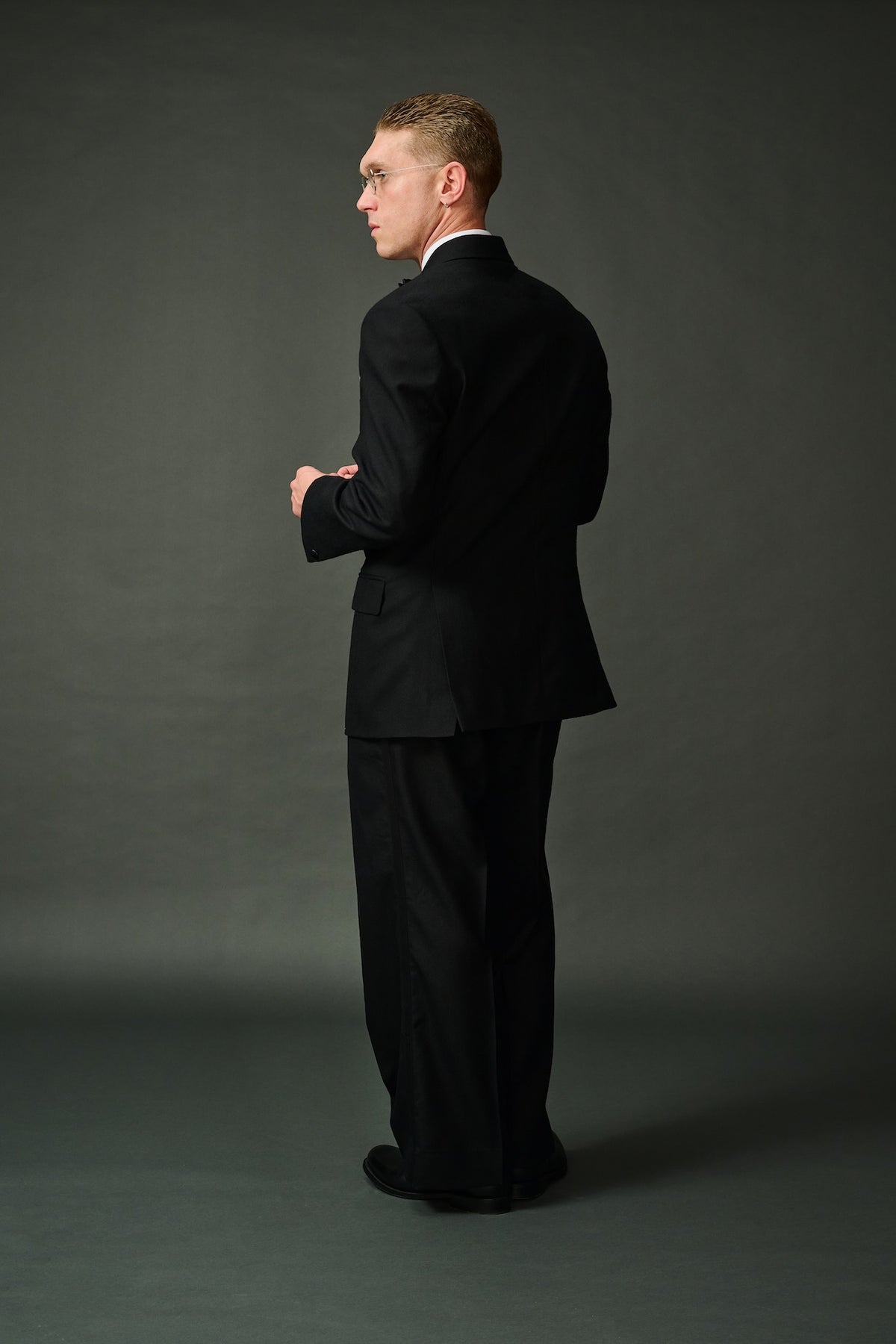Giorgio black tie tuxedo suit
