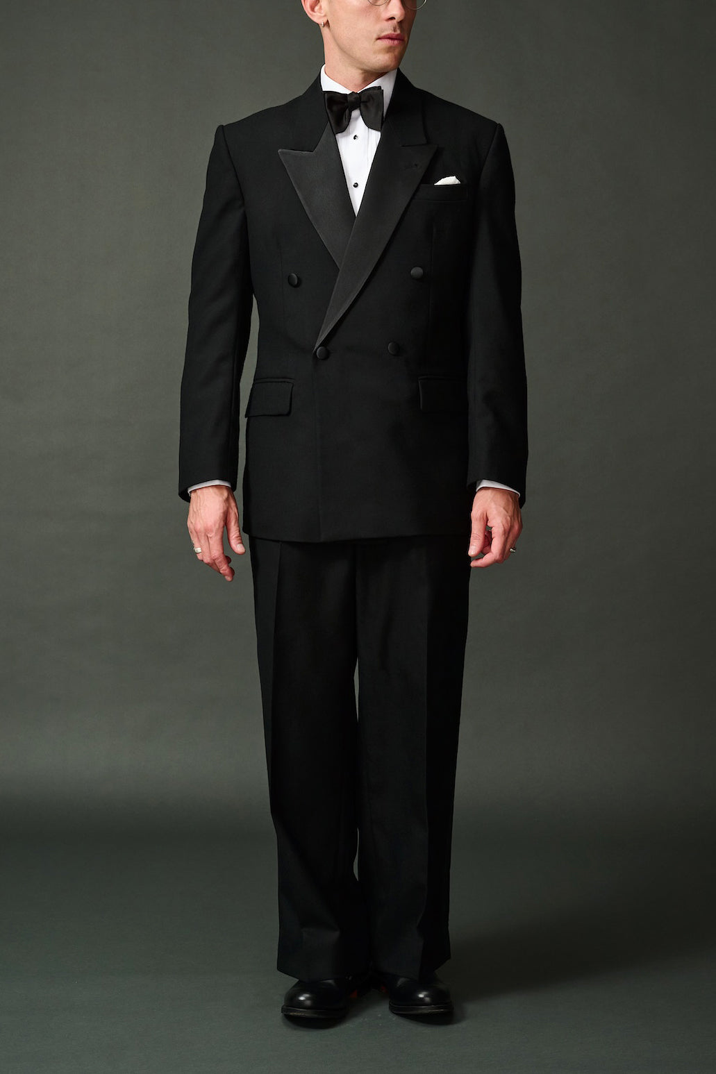 Giorgio black tie tuxedo suit