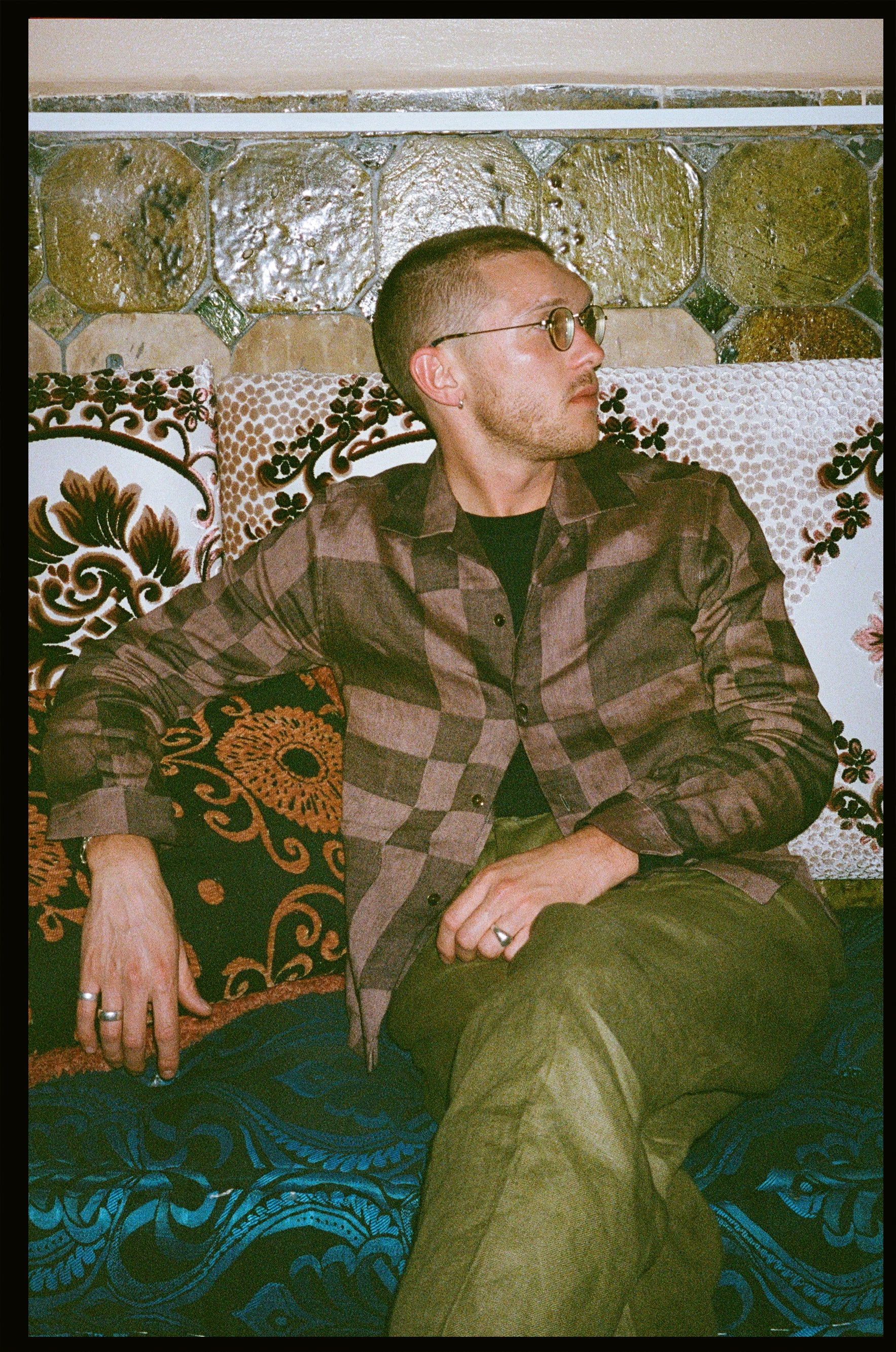 Checker pocket shirt