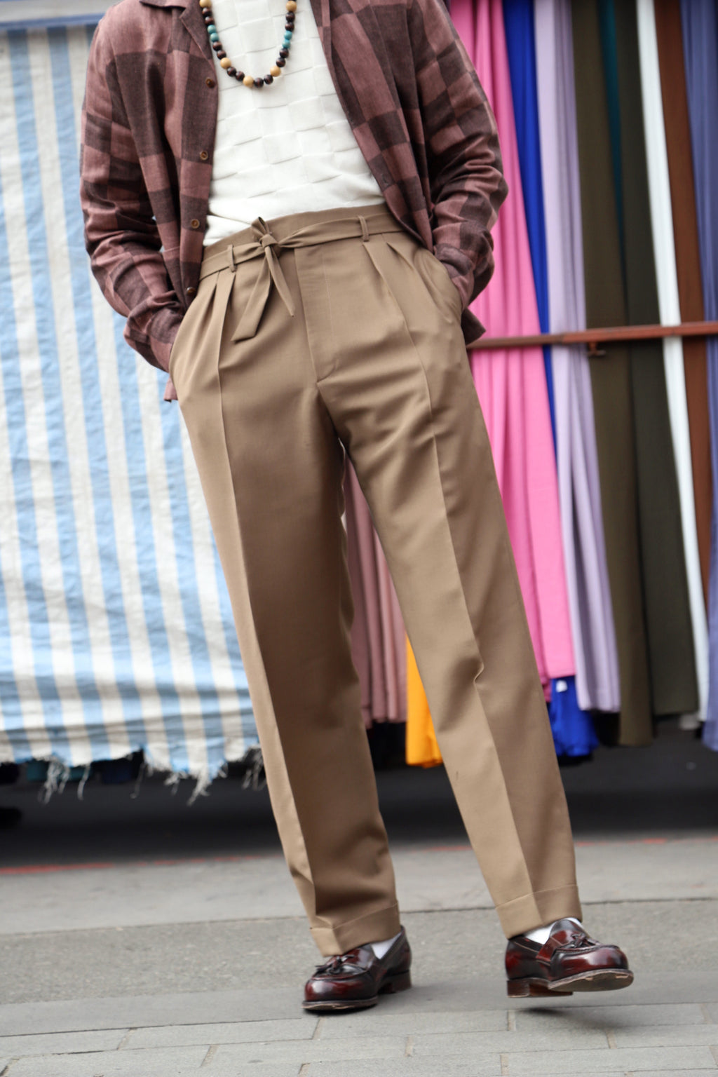 Classic wide leg trousers