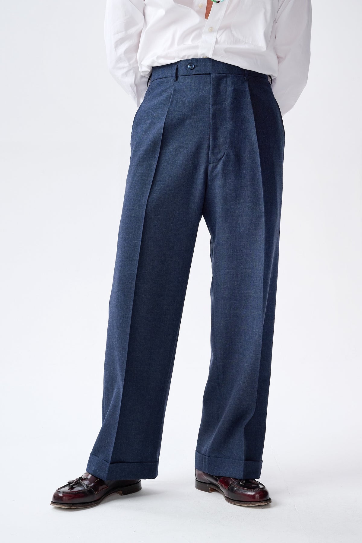 Wide boy trousers