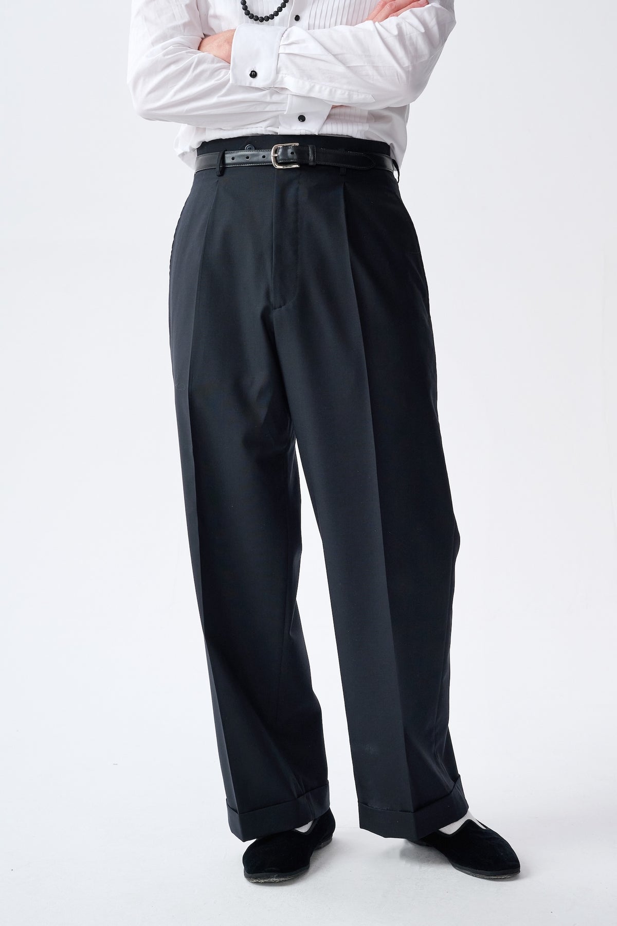 Wide boy trousers