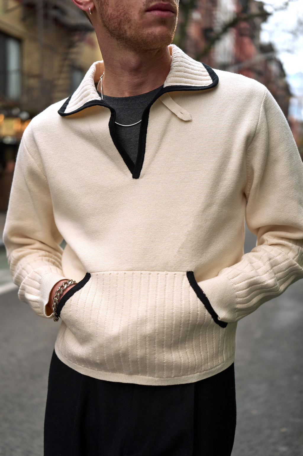 Cream Reggio pullover – Scott Fraser Collection
