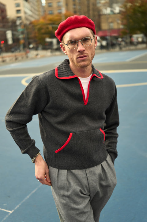 Charcoal Reggio pullover