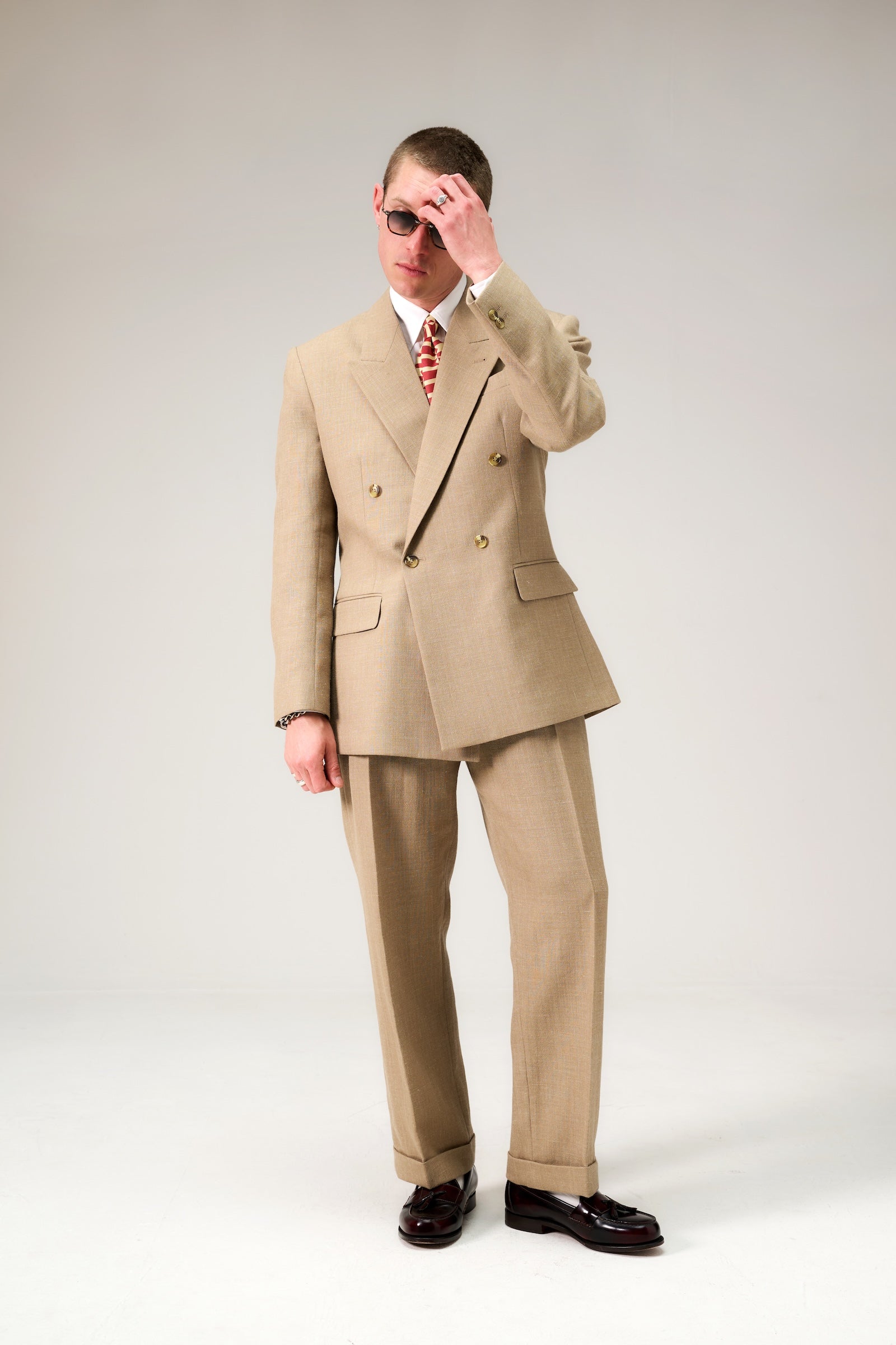 Double breasted suit