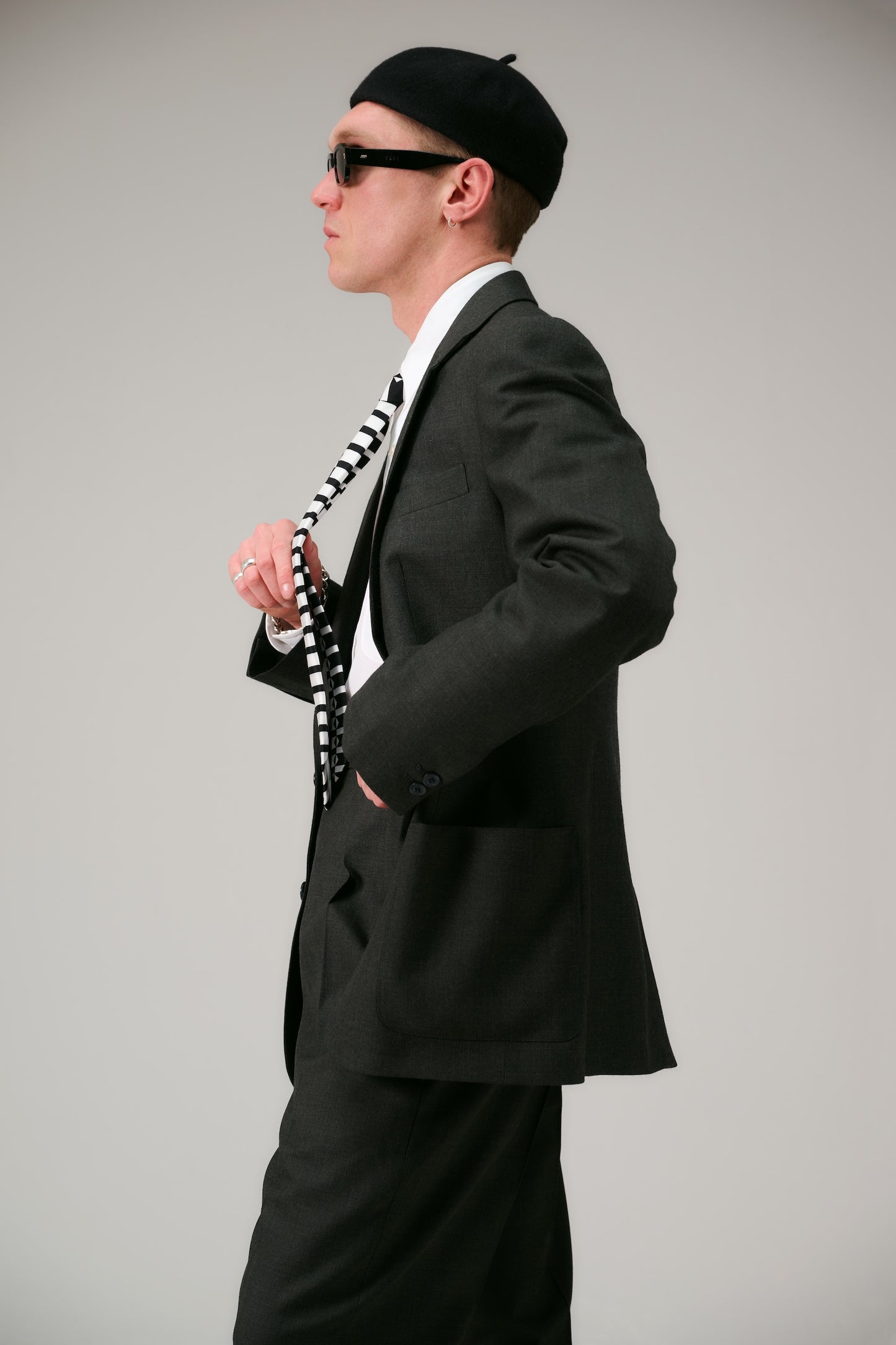 Single breasted suit jacket