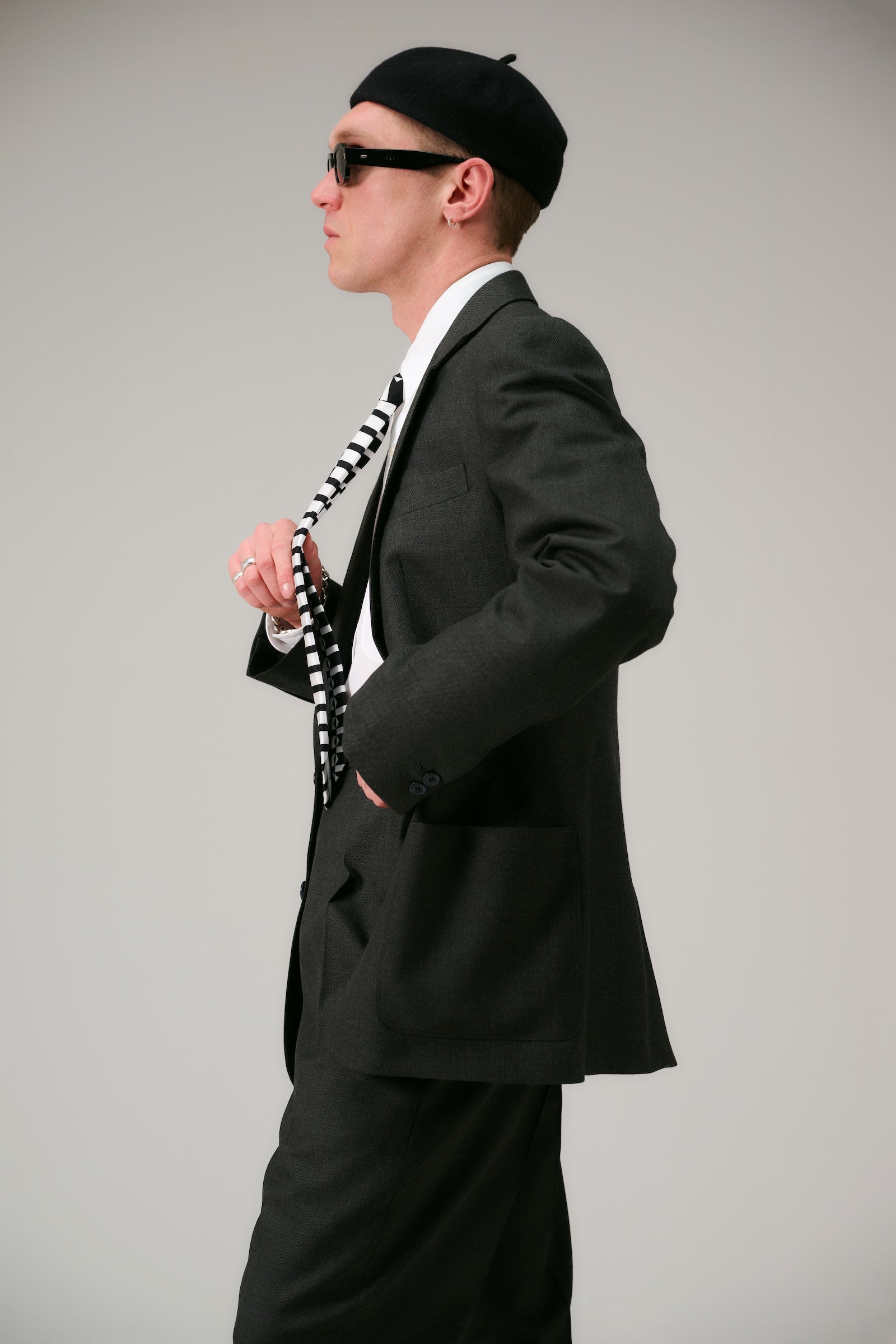 Single breasted suit jacket