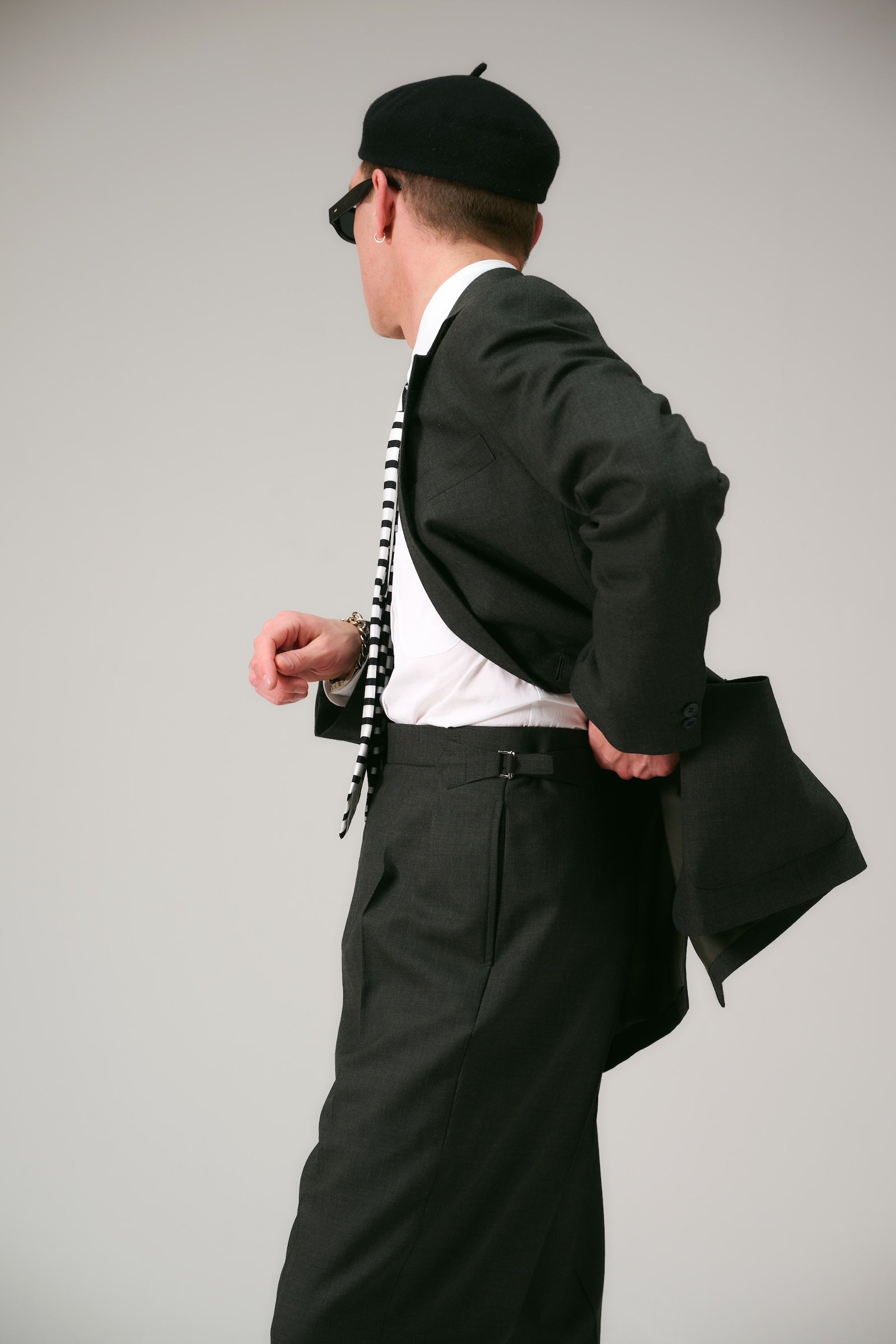 Single breasted suit jacket