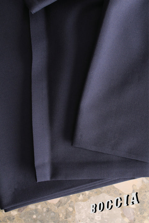 Royal blue wool suiting - TB051m