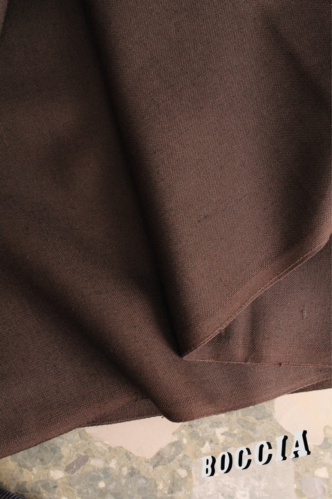 Petrol brown midweight wool - TB109m