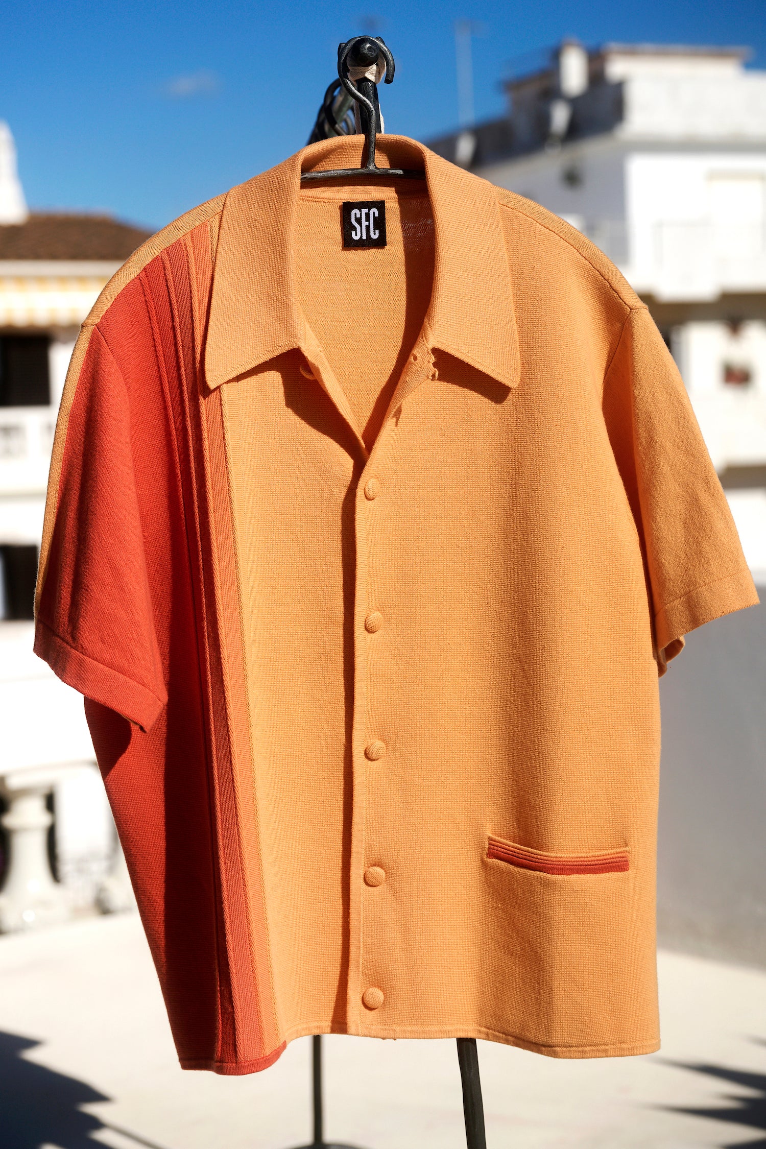 Tidal knit shirt