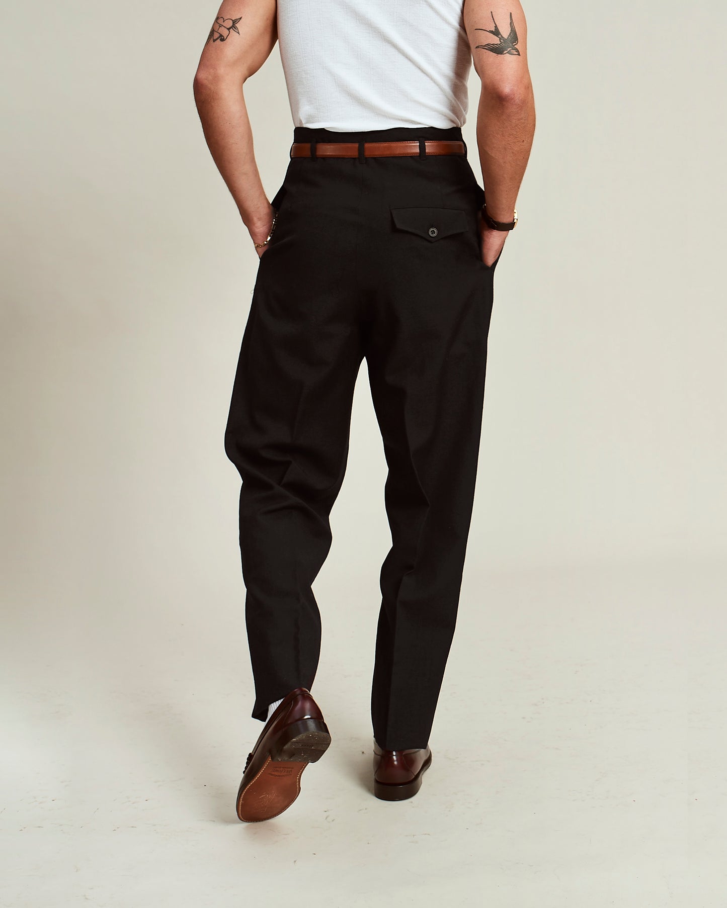 FABRIC OPTION - BLACK BRITISH WOOL