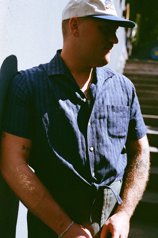 Waist-tie shirt