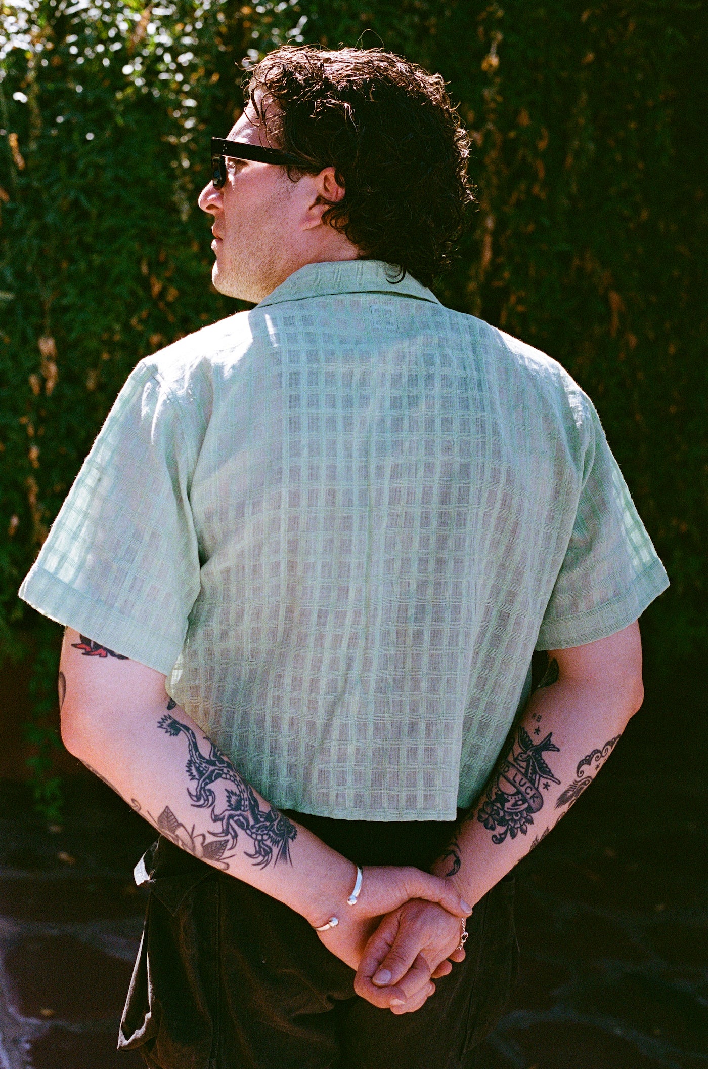 Waist-tie shirt