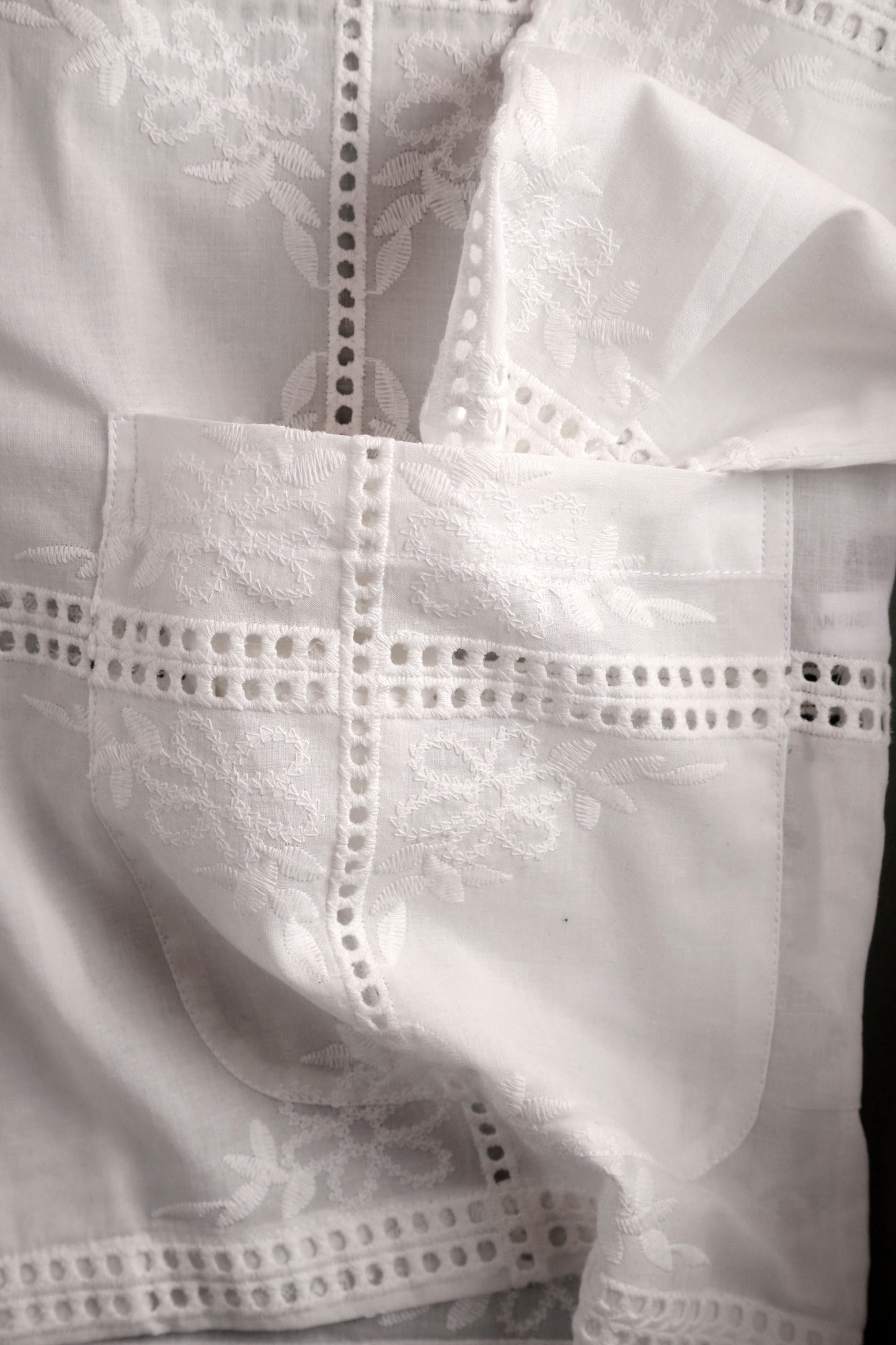 Embroidered pocket shirt