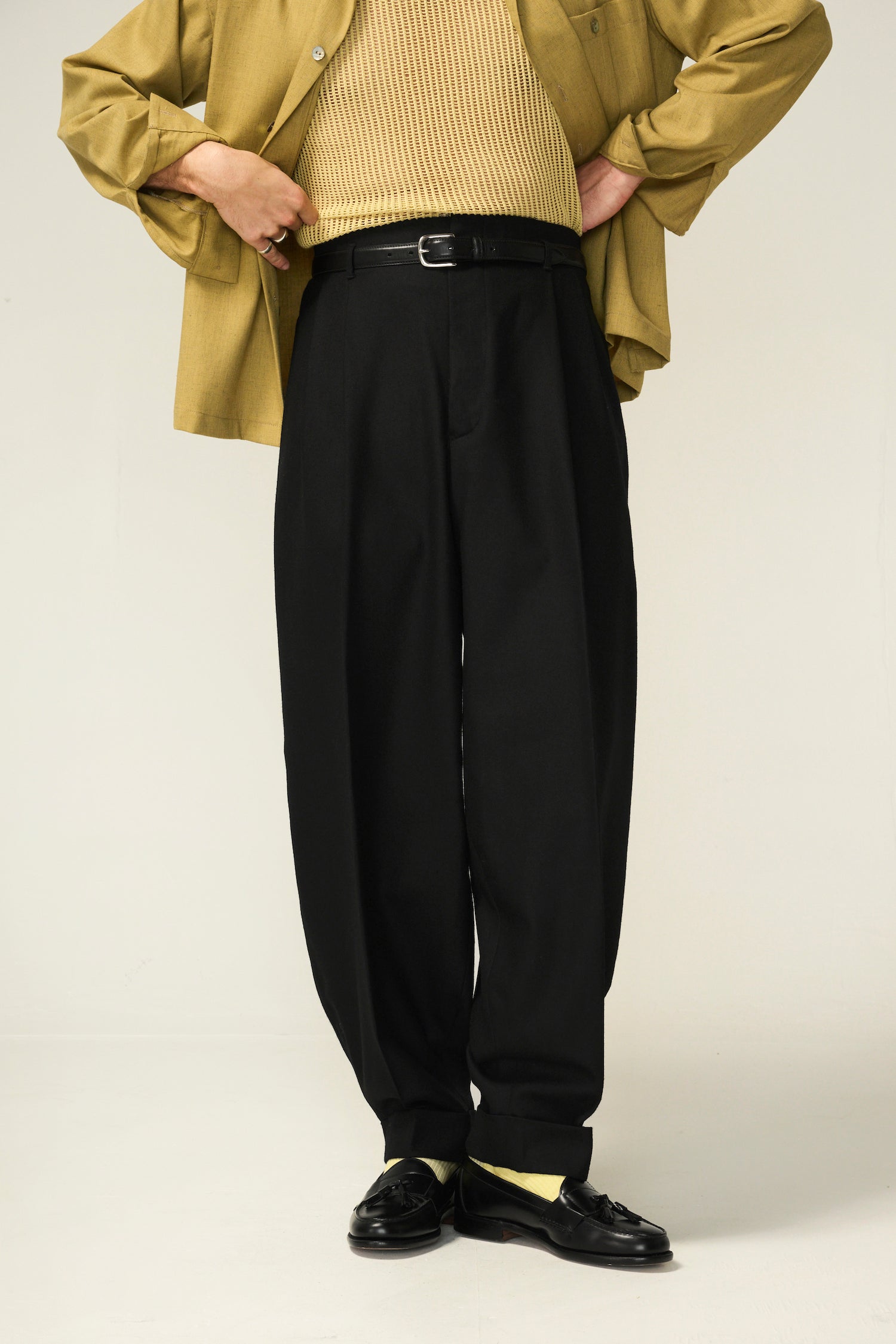 FABRIC OPTION - BLACK BRITISH WOOL