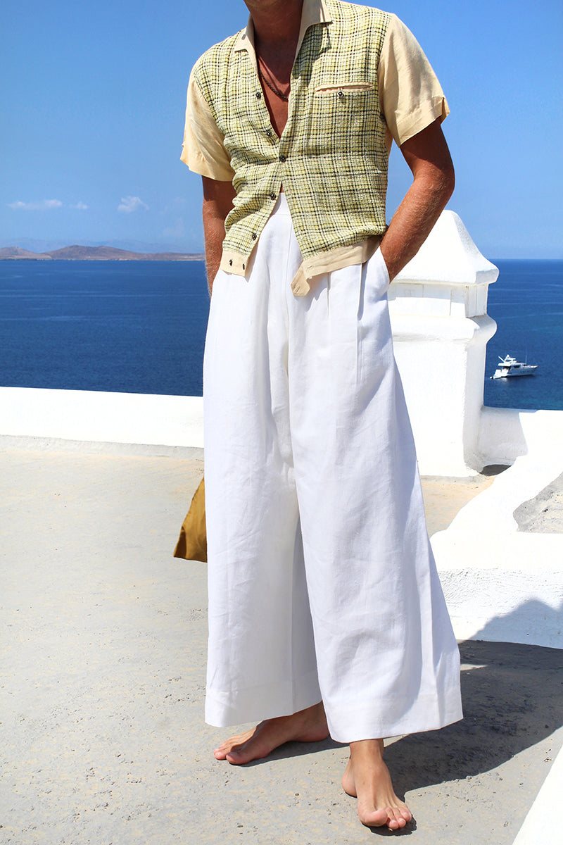 FABRIC OPTION - ICE WHITE IRISH LINEN