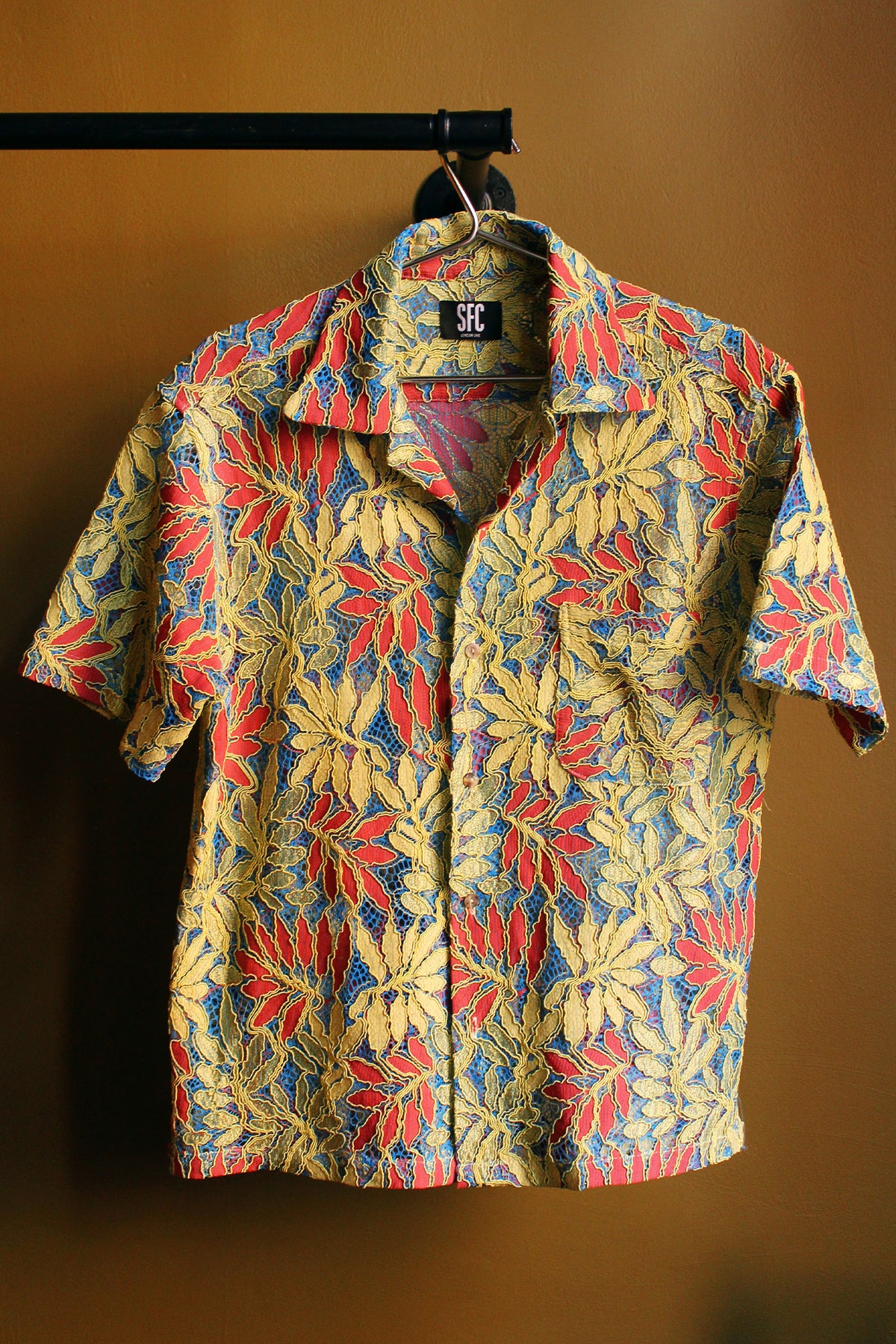Leaf lace shirt