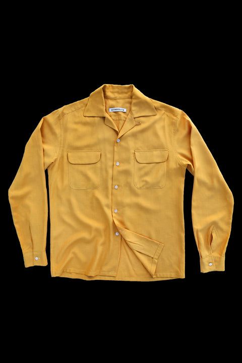 Ochre Cuban collar shirt