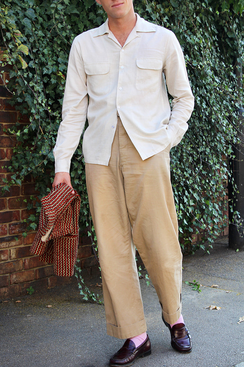 Cuban collar shirt