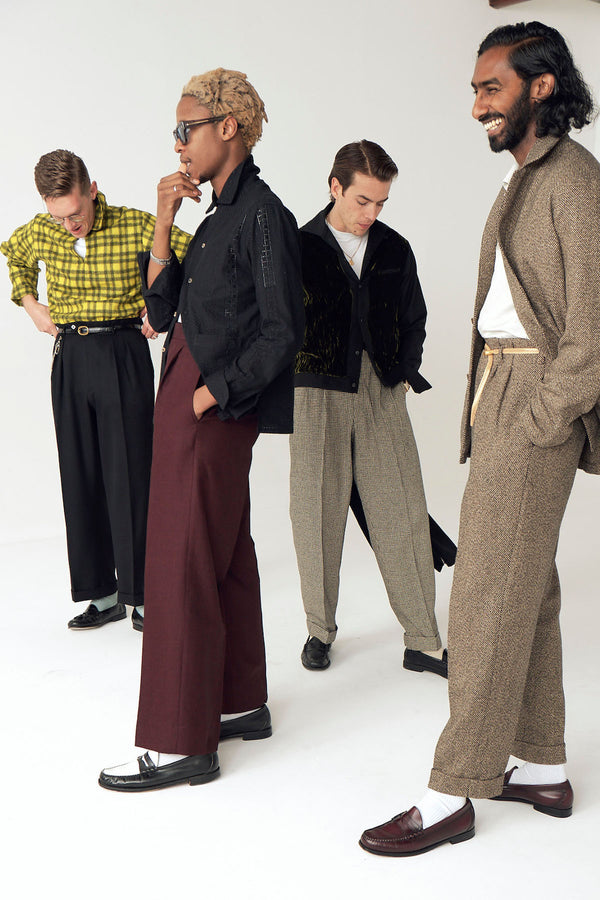 Wide boy trousers – Scott Fraser Collection