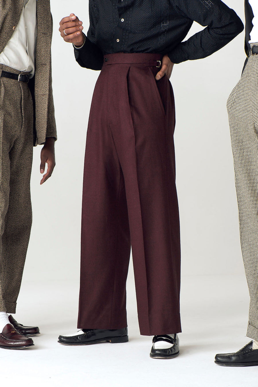 Wide boy trousers – Scott Fraser Collection