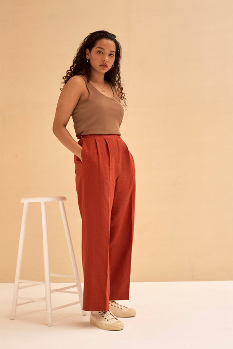 Classic wide-leg trouser - womens (new fabric options available)