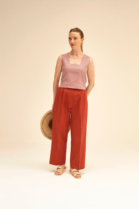 Classic wide-leg trouser - womens (new fabric options available